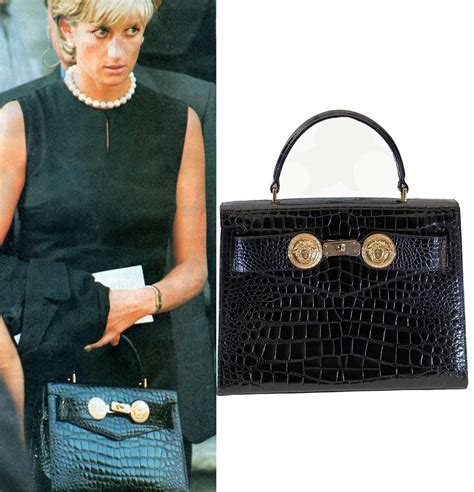 princess diana versace bag|Princess Diana Versace outfit.